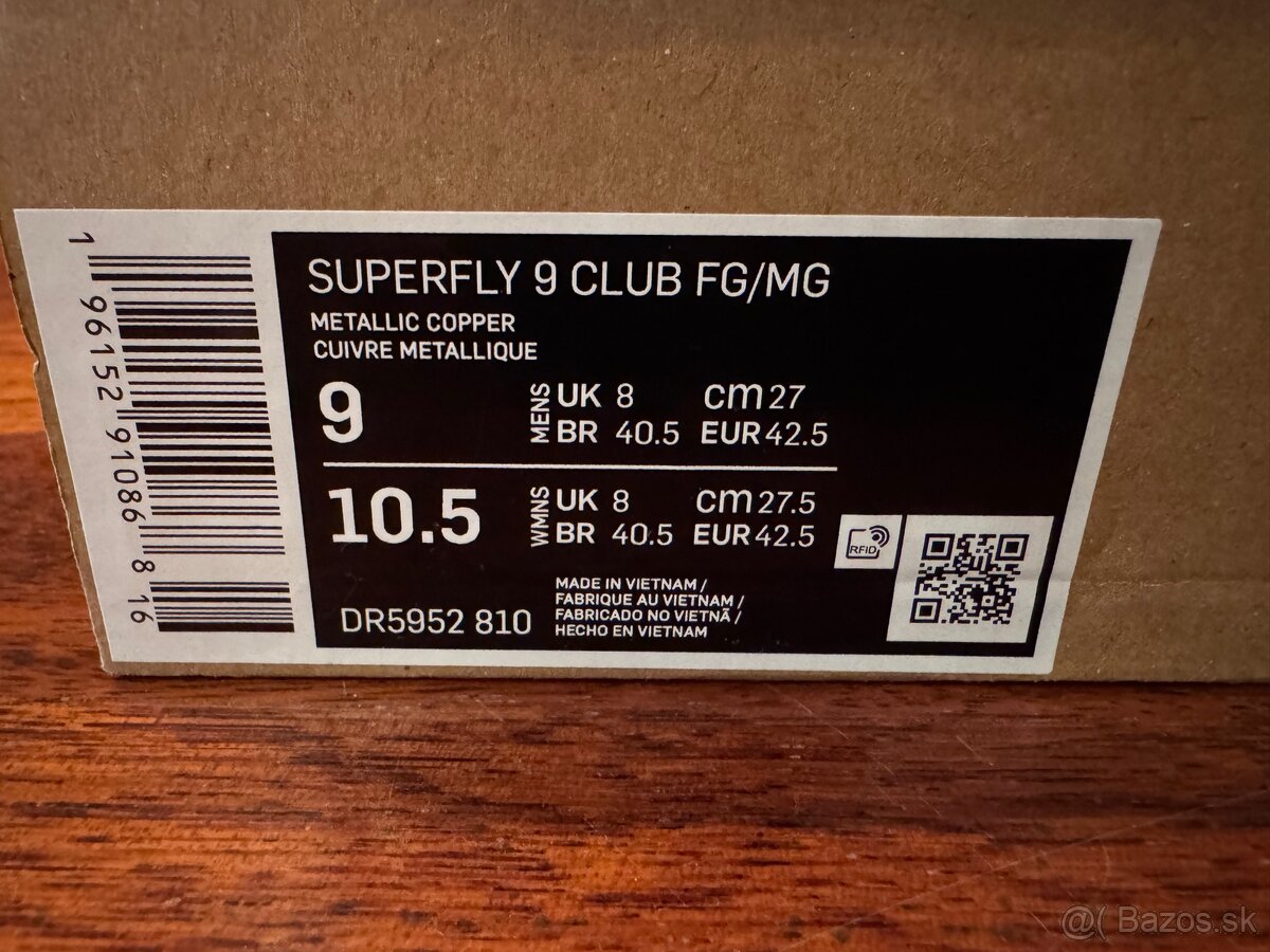 Nike Zoom Superfly 9 Club FG/MG, veľ. 42.5 - 3