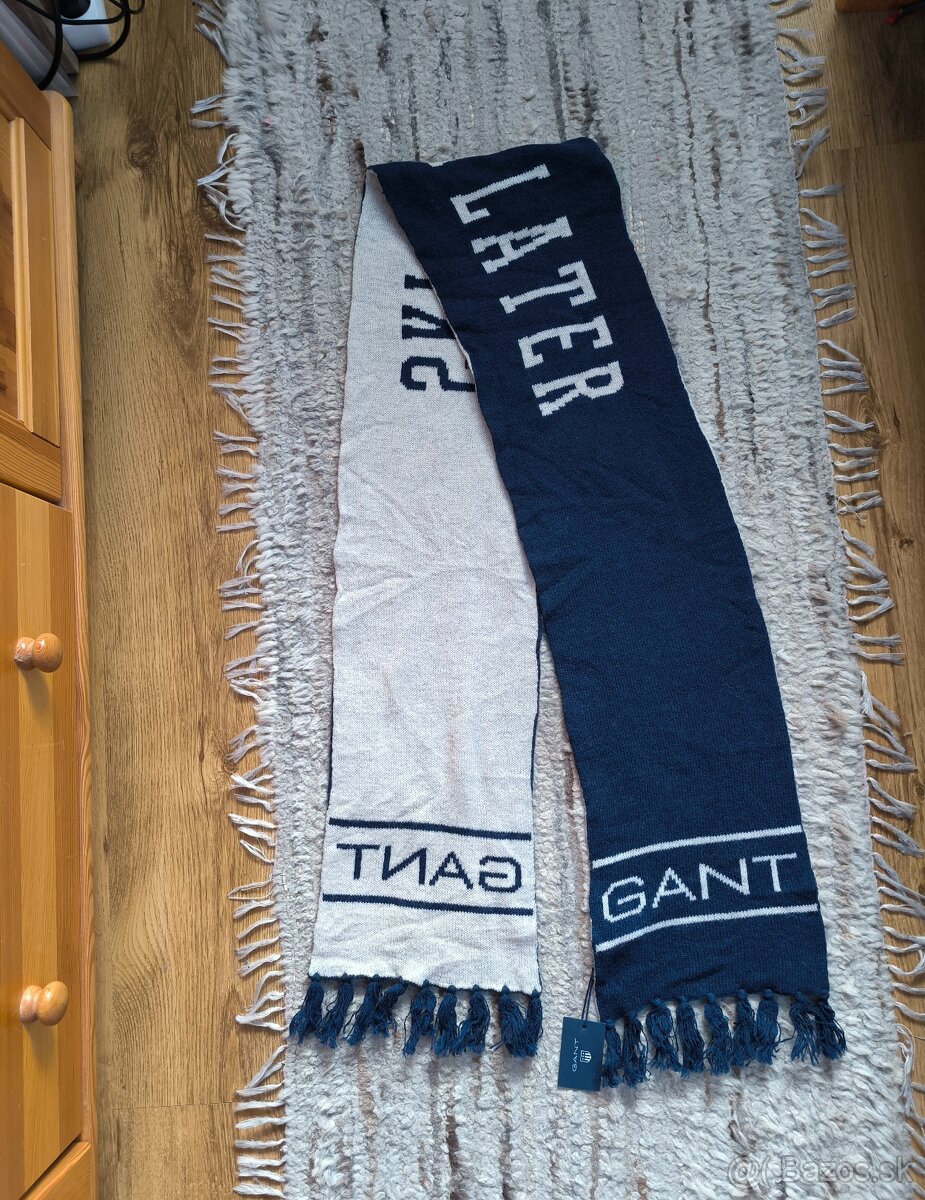 Pánsky vlnený šál Gant - 3