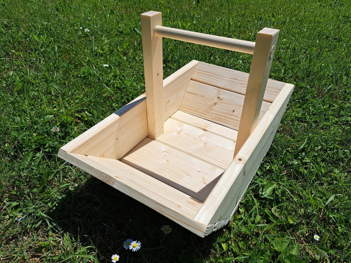 Drevený gazdovský košík - 3