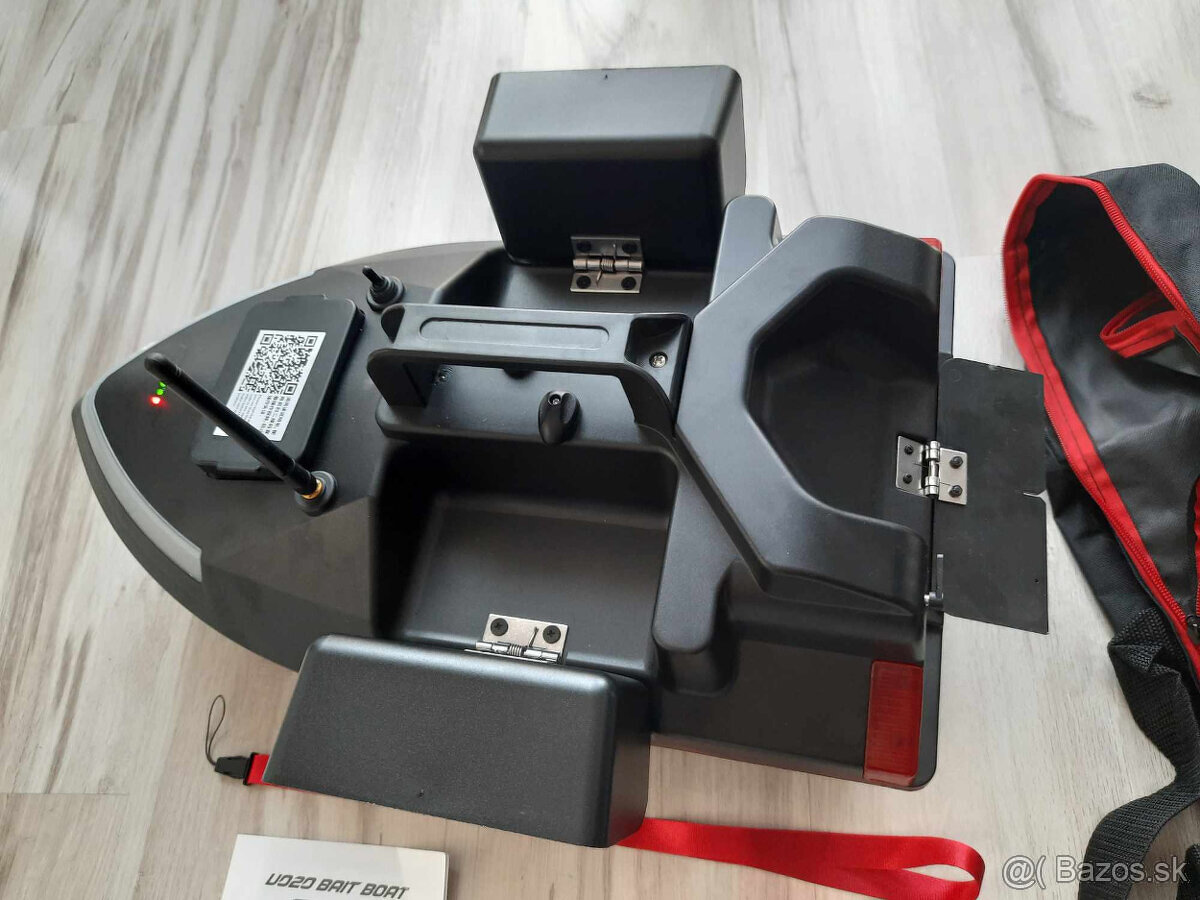 GPS zakrmovacia lodka - Zavazacia 12.000mAh 2Kg čierna ✅ - 3