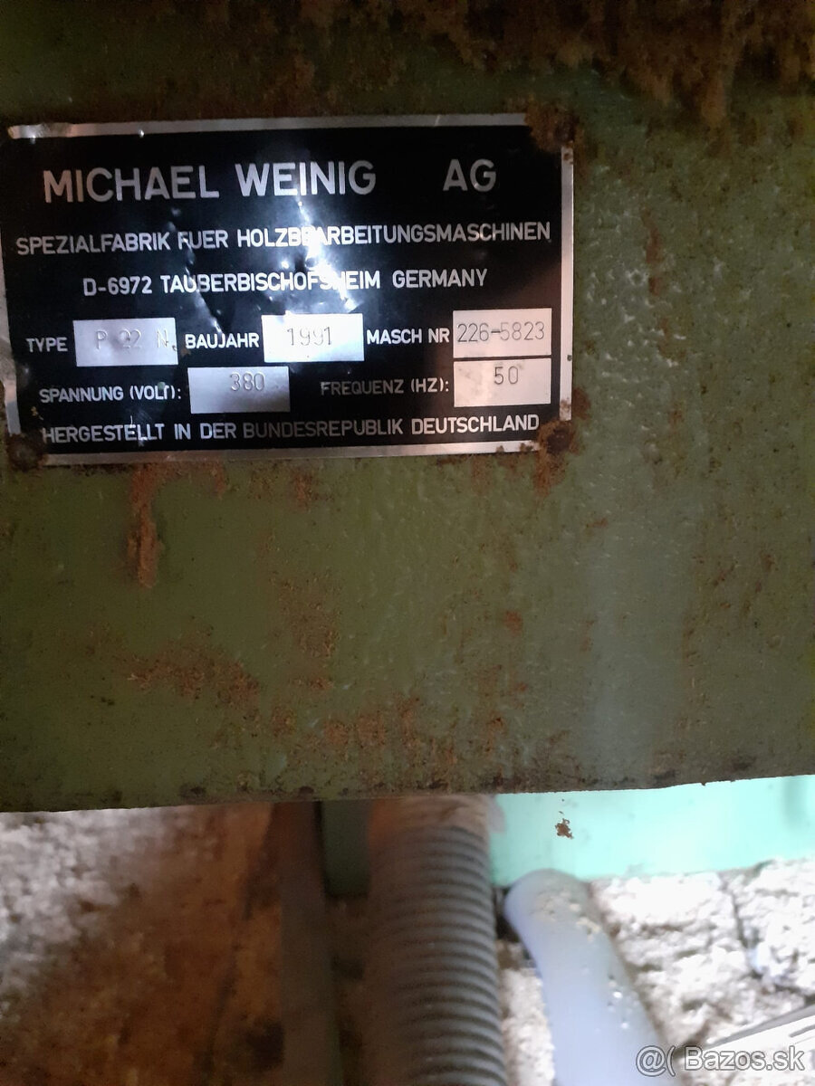 Štvorstranná hoblovačka Weinig Profimat 22 - 3