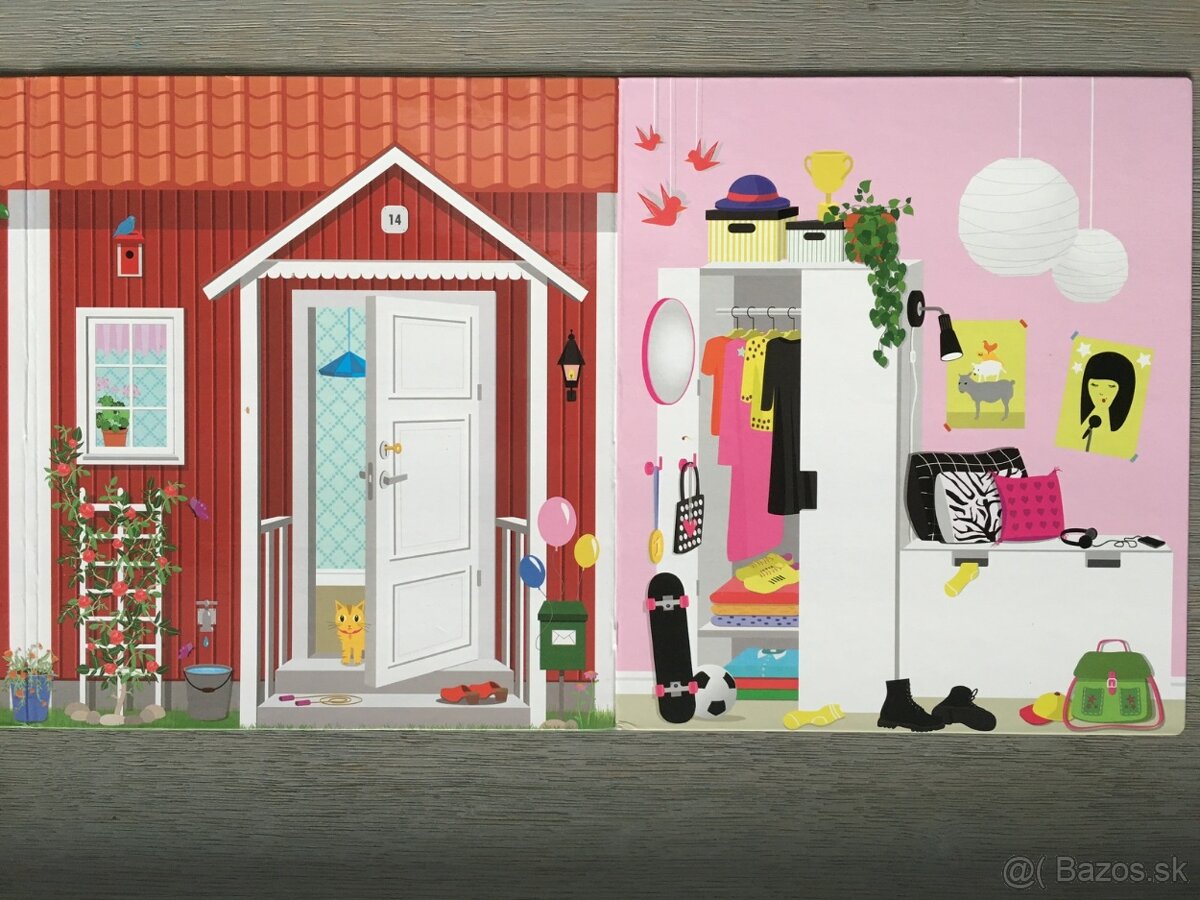 Nábytok pre bábiky + kartónový dom - 3