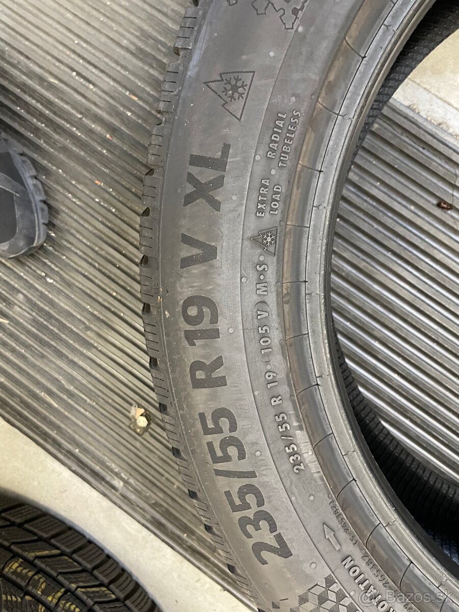 Predám pne Continental TS 870 P 235/55 R19 107 V - zimné - 3