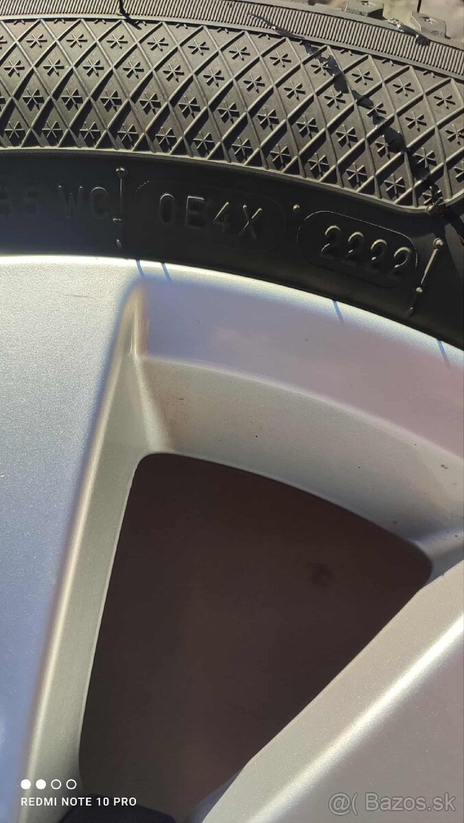 Originál disky VW + zimné pneumatiky Kleber R16 - 3