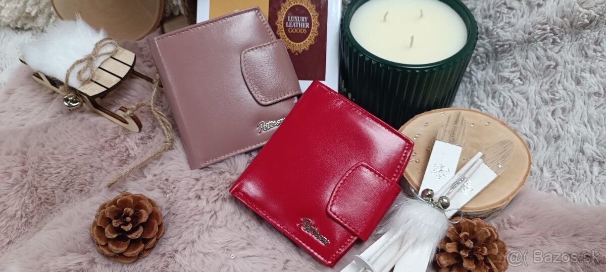Červená peňaženka PeTerson .. - 3