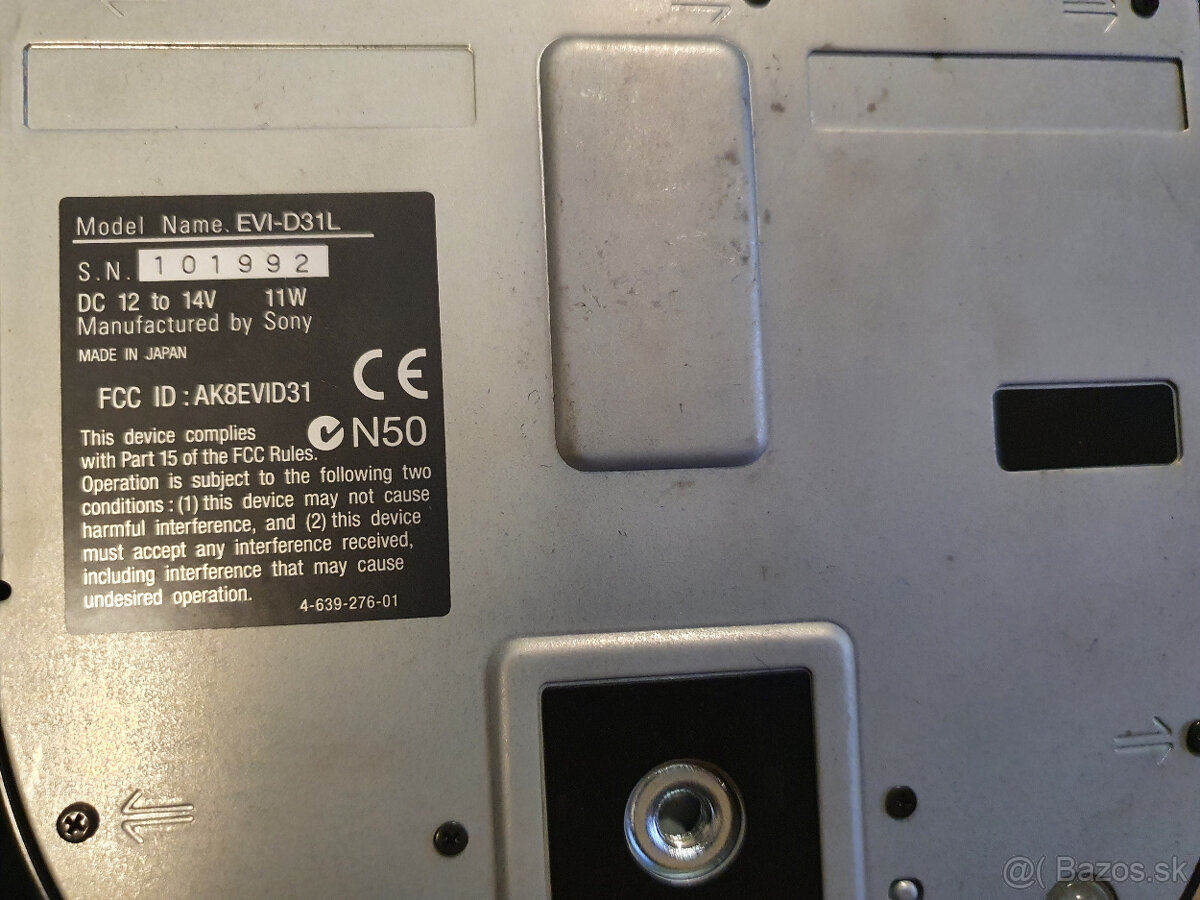 Sony EVI-D31L pohybovateľná kamera - 3