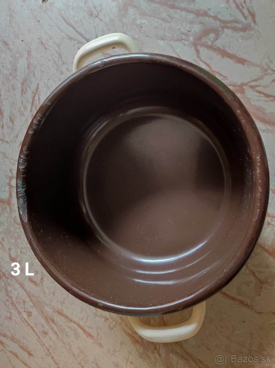 Hrnce, Taniere, Kastroly, Smaltovanú panvicu, Misa, Džezva, - 3