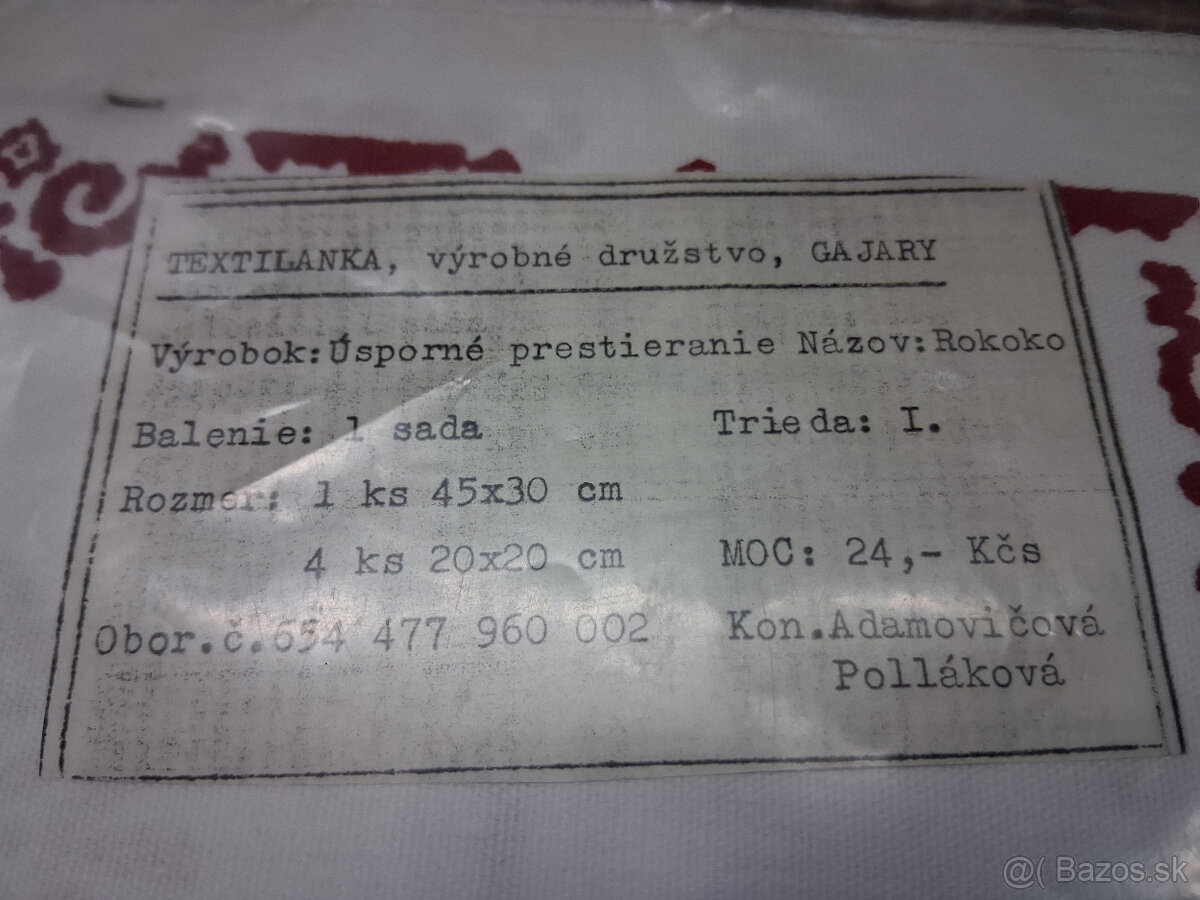 Retro obrus, obrusy, stolový obrus - 3