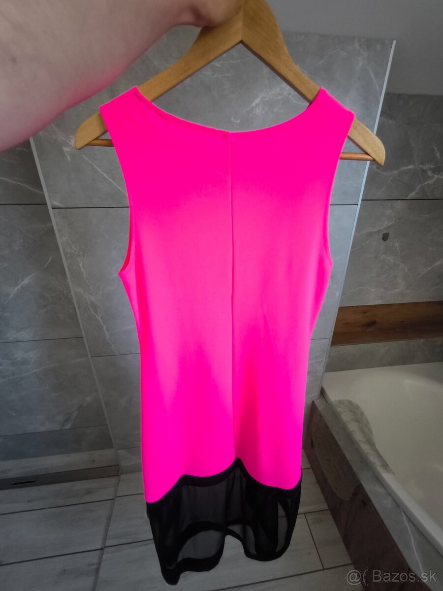 Extravagantne neónové šaty - 3