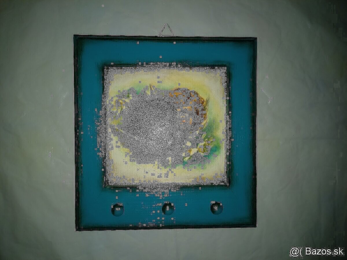 Retro obrazy, vešiak vintage - 3