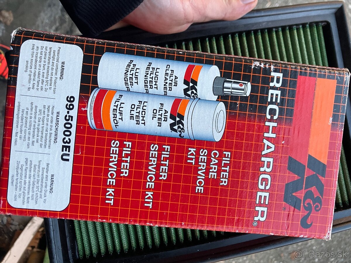 K&N filter SAG + cistiaca sada+ hagusy + zamok dveri - 3