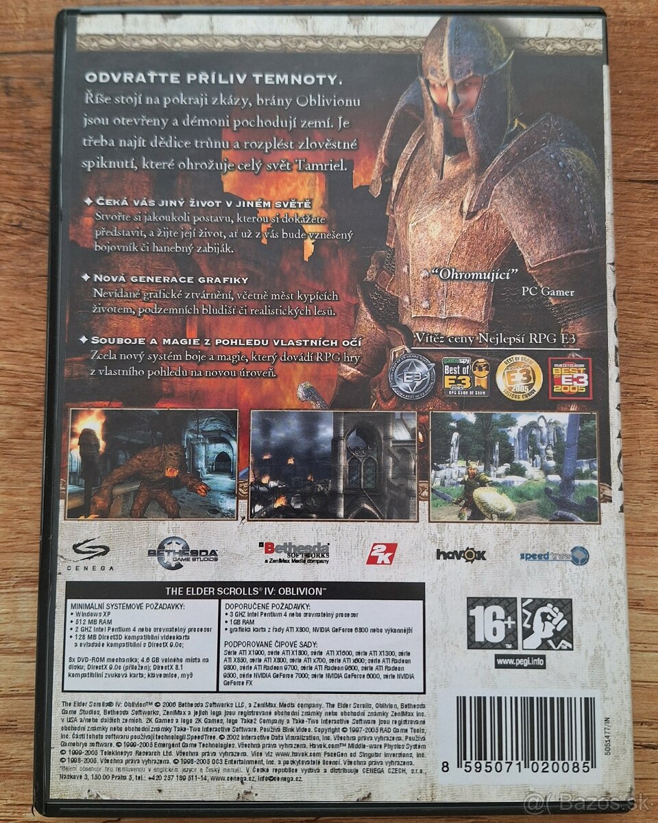 The Elder Scrolls IV: Oblivion – PC, česky s manuálom - 3