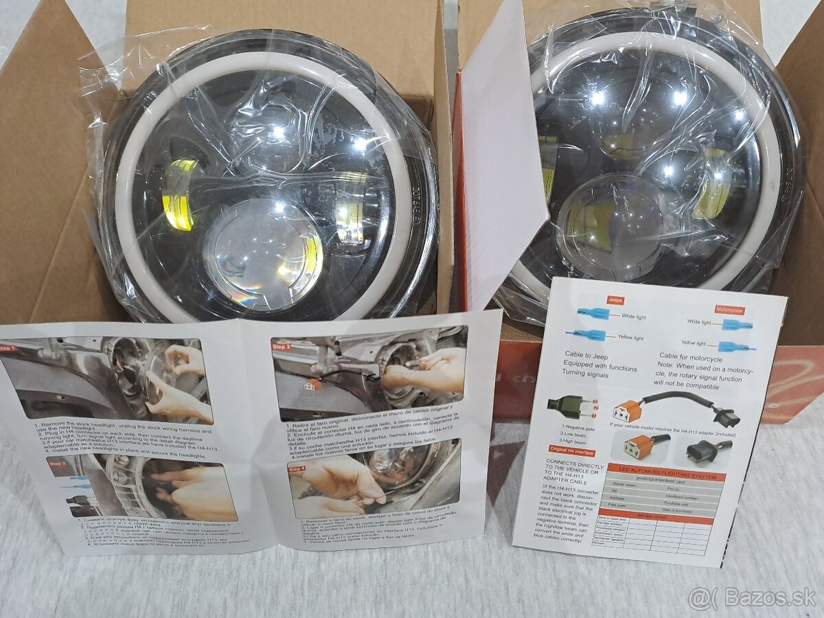 Led okruhle svetla 178mm - V3S, TaTra, Nissan
