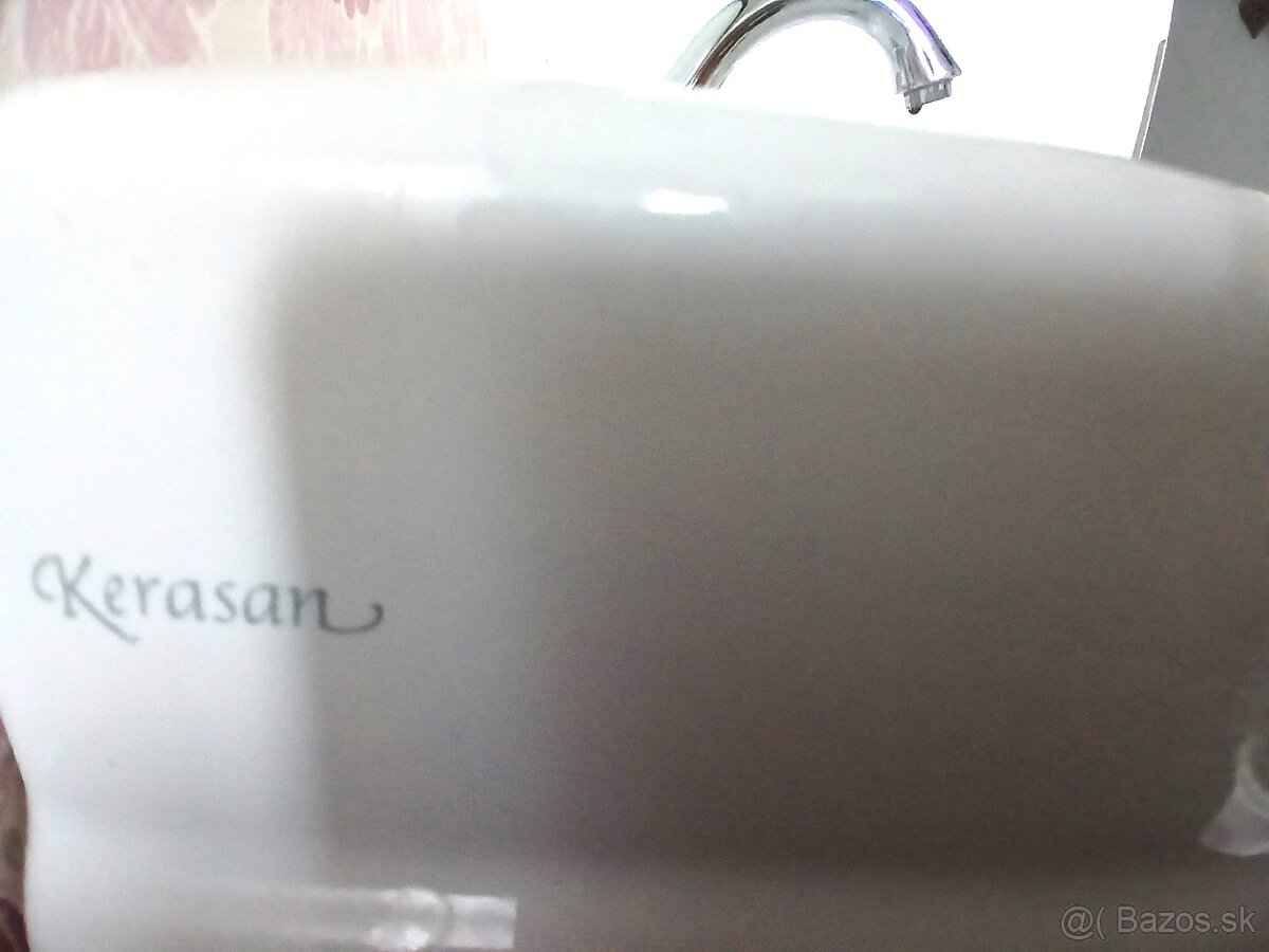 RETRO umývadlova skrinka 60x80x45 s umývadlom a batériou - 3