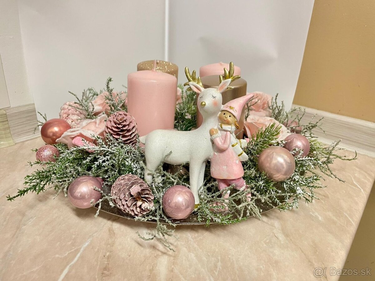 Vianočný adventný veniec - 3