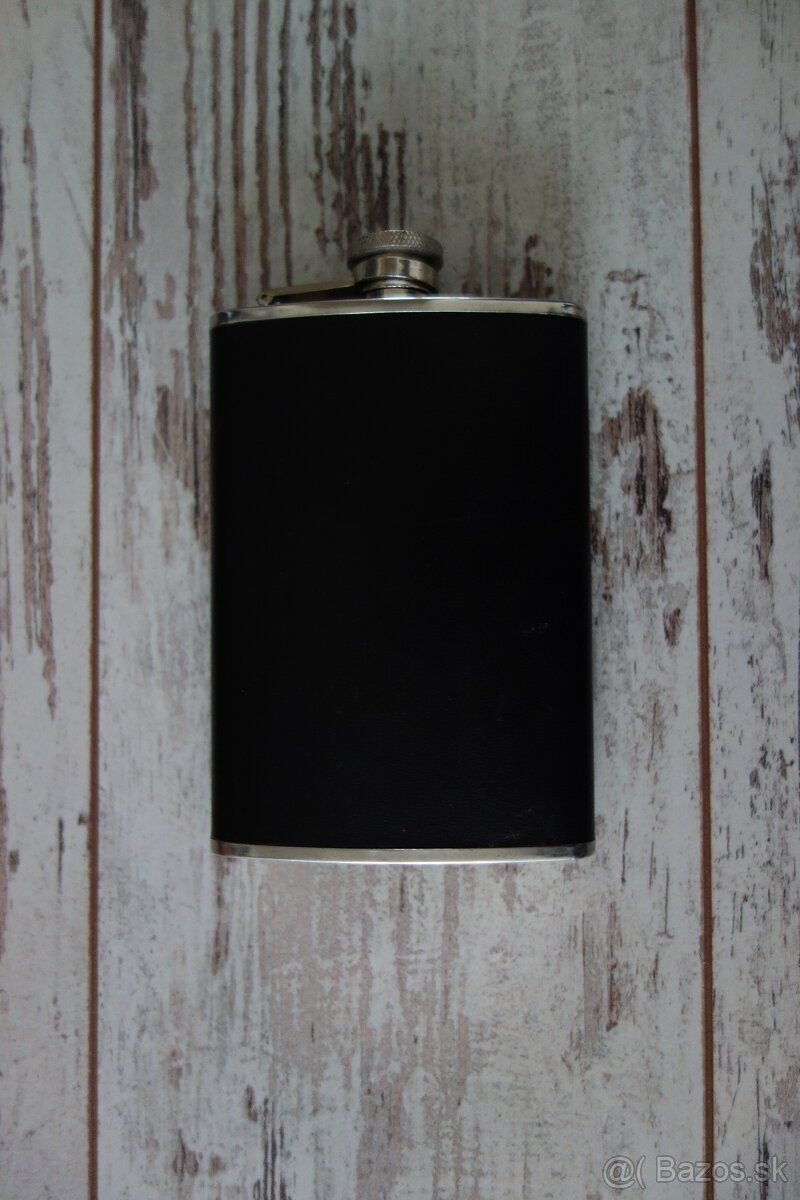 Nerezová ploskačka potiahnutá kožou - ťapka. - 3