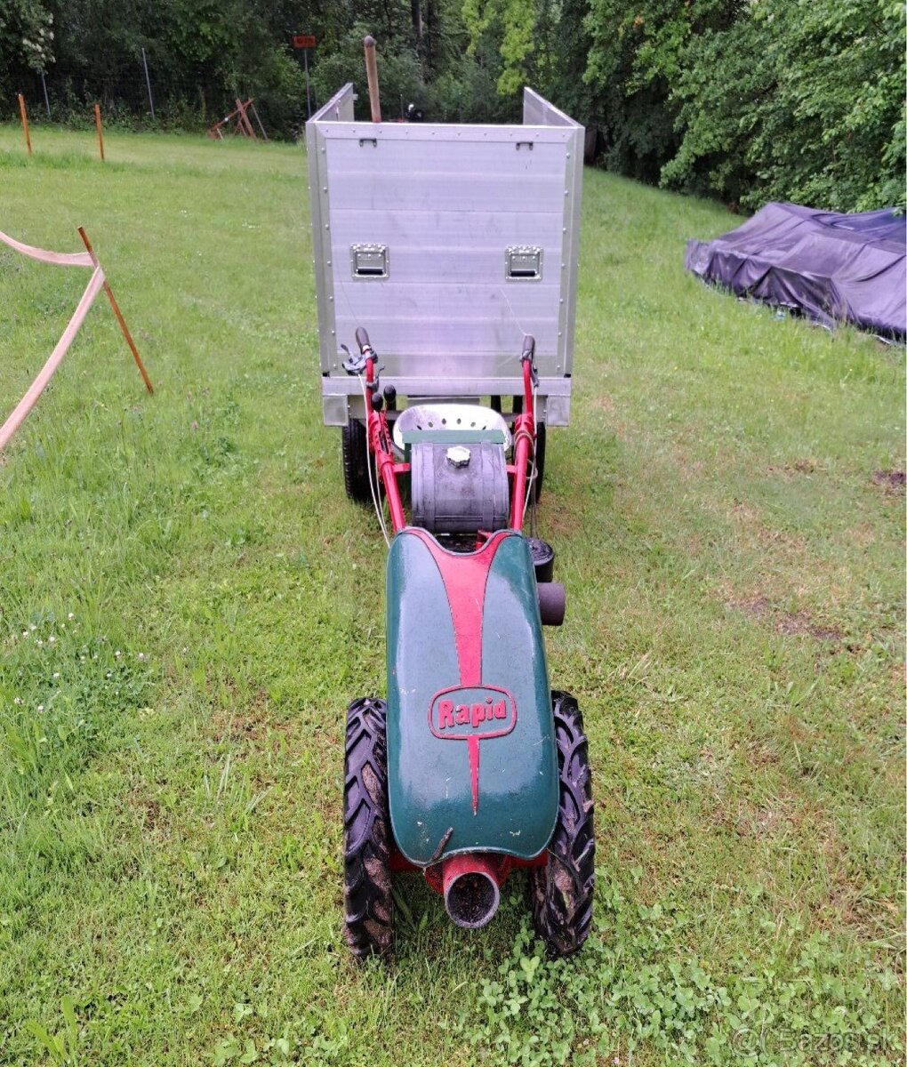 Malotraktor s vlečkou Rapid - 3