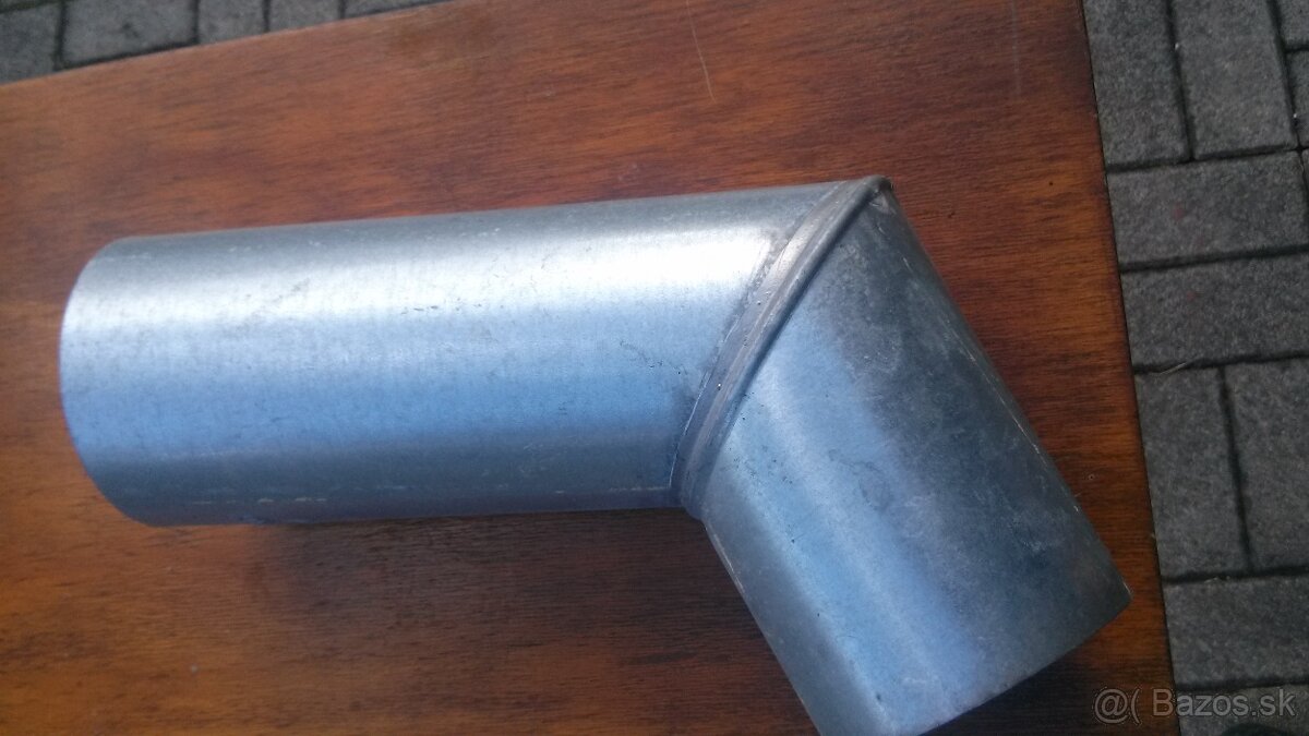 Nové odkvapové pozinkované koleno 100 - 3