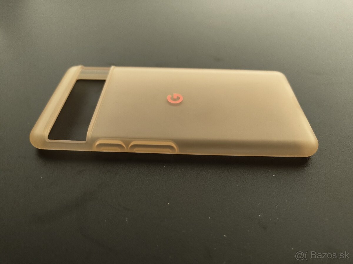 Originálny Google Pixel 6 Case – polopriesvitný, broskyňový - 3