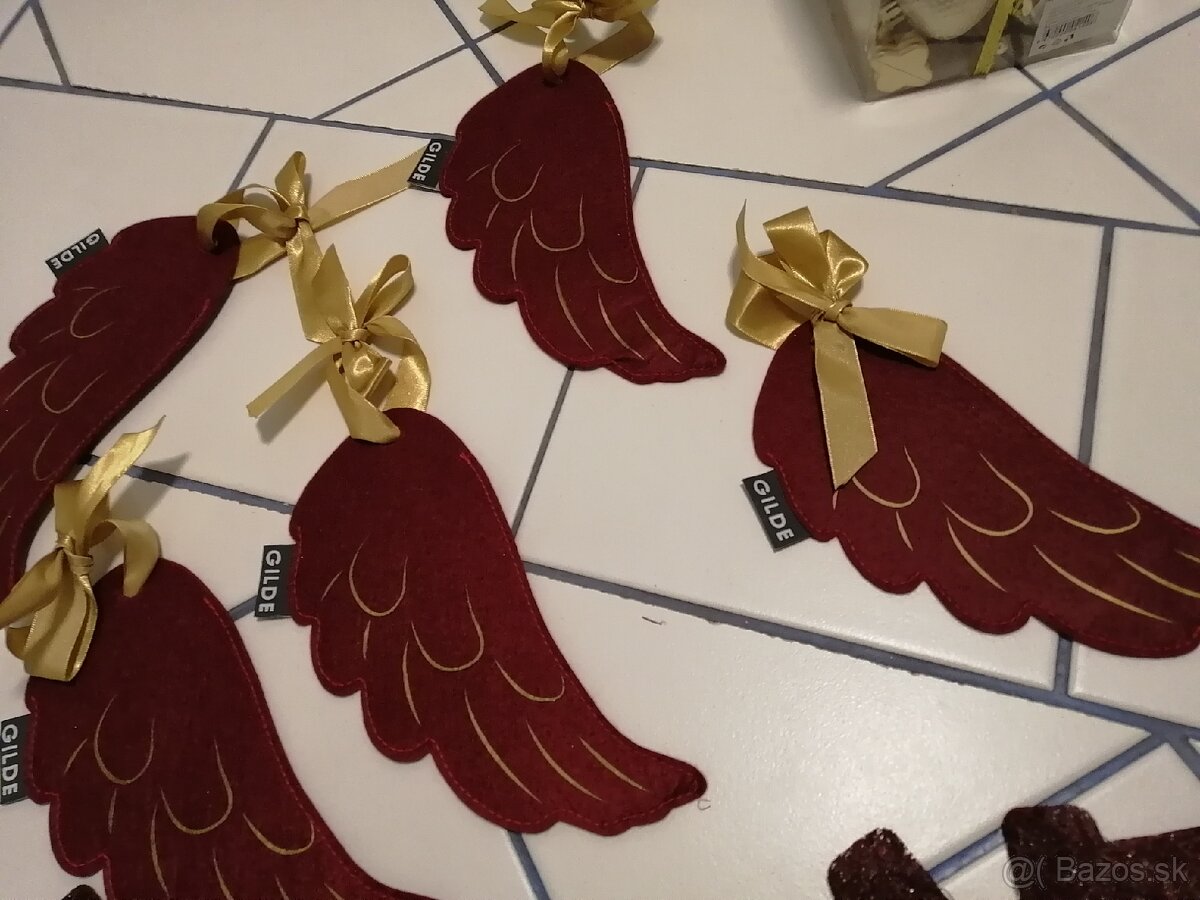 Vianocna dekorácia kridlo - 3