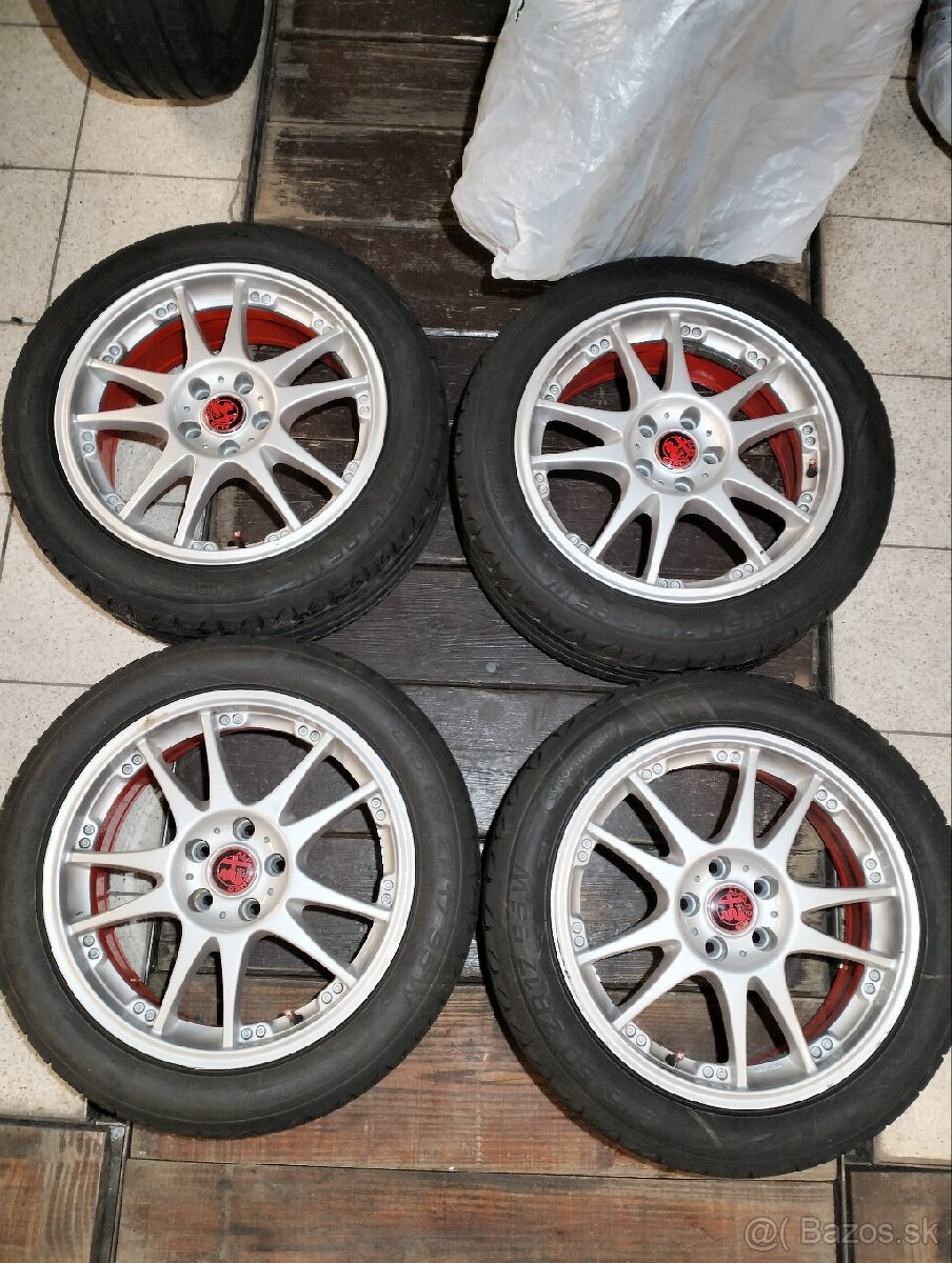 Predám na alfu Romeo pneumatiky obuté na elektrónoch r17 - 3