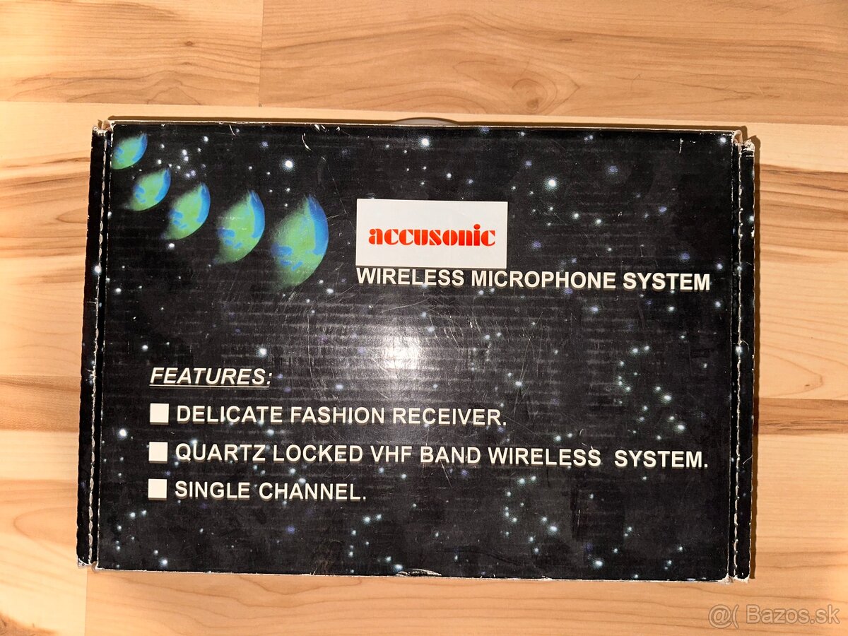 WMA202L ACCUSONIC BEZDRÔTOVÝ MIKROFÓN - 3