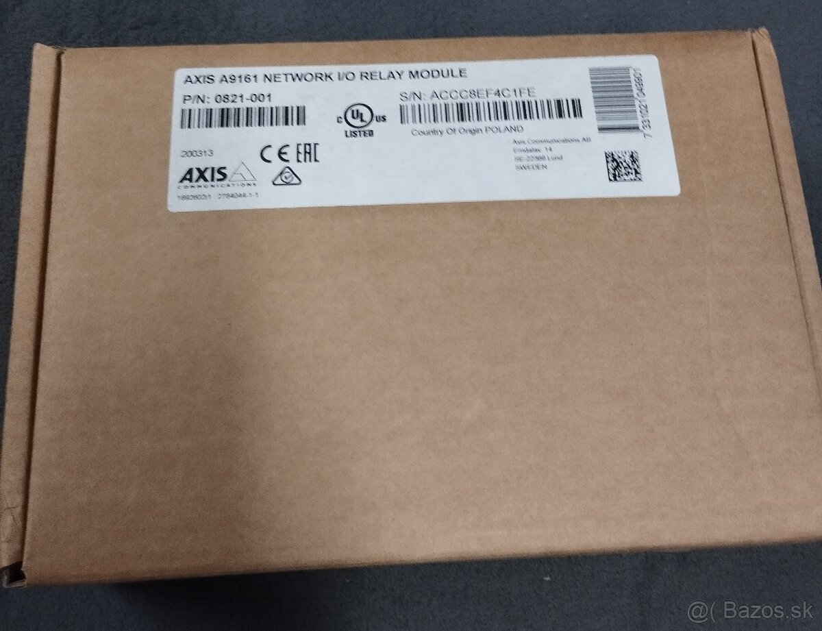 Predám nový sieťový I/O modul Axis A9161. - 3