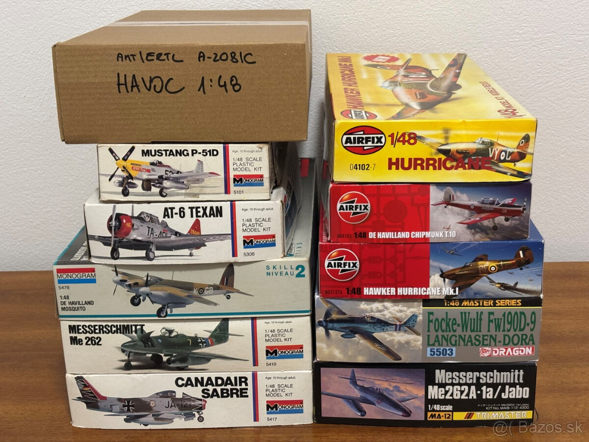 Plastikové modely lietadiel 1:48 - 3