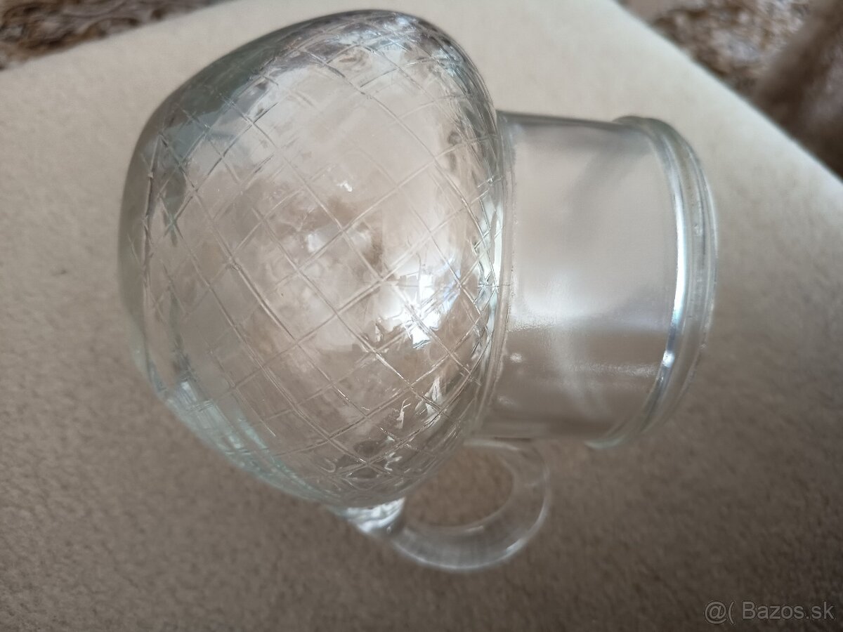 Starožitný krčah sklo. - 3