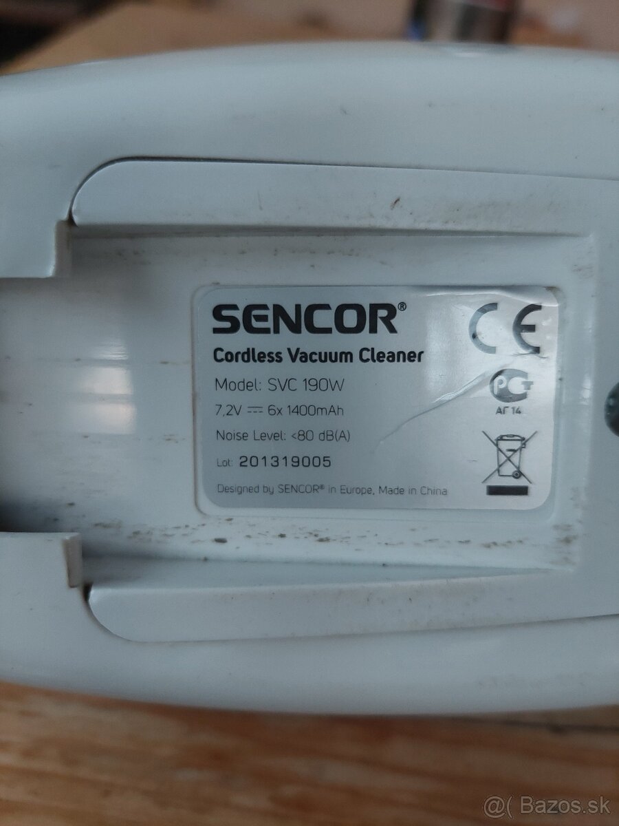 Ručný vysávač Sencor svc190w - 3