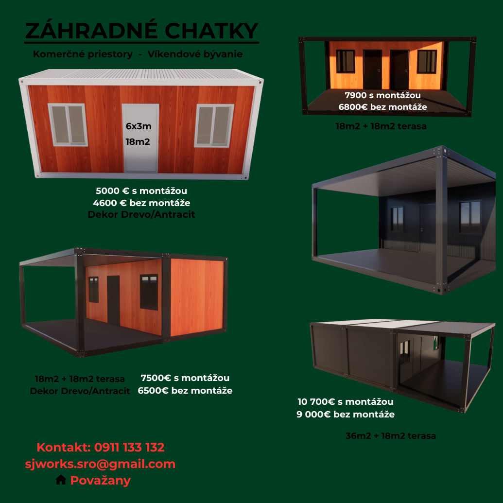 Záhradná chatka 36+18m2 - 3