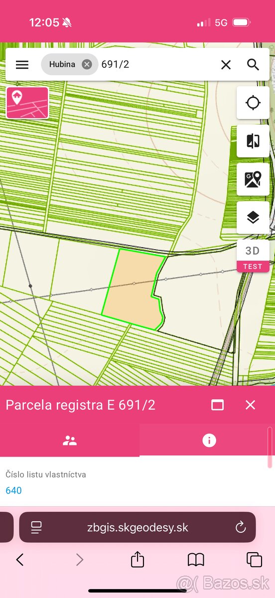 Predaj pozemkov v katastrálnom území Hubina - Piešťany - 3