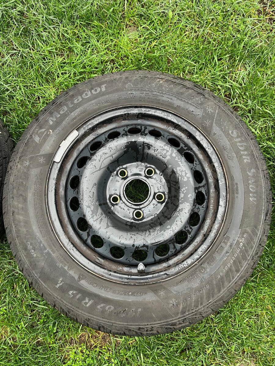Zimné pneumatiky 195/65 r15 + disky - 3