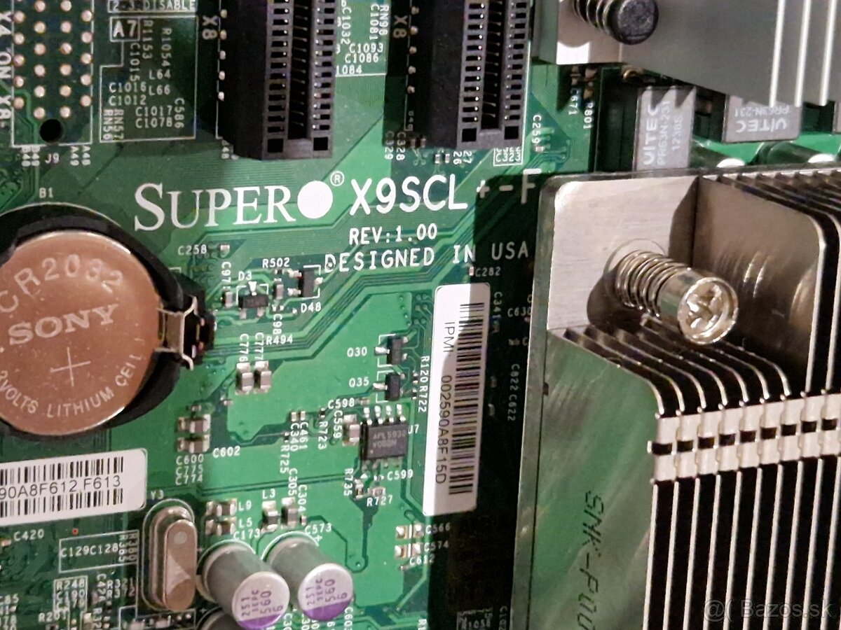 Supermicro CSE-512, X9SCL+-F - 3
