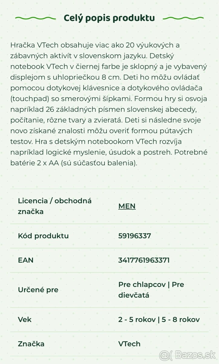 DETSKÝ NOTEBOOK - 3