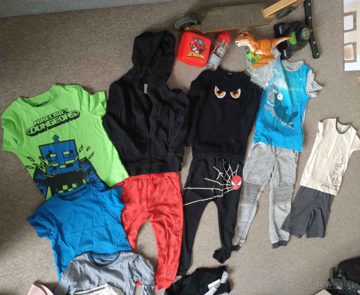 Mega chlapcensky balik, velk od 122 - 134 - 3