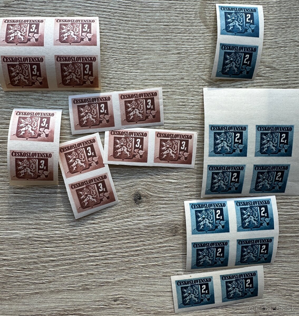 Zbierka známok Československo lev v štíte - 3