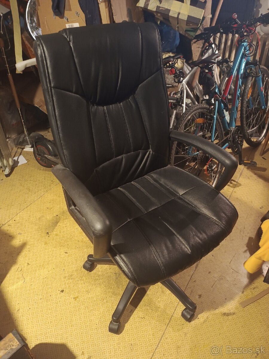 Kancelárske kožené kreslo - 3