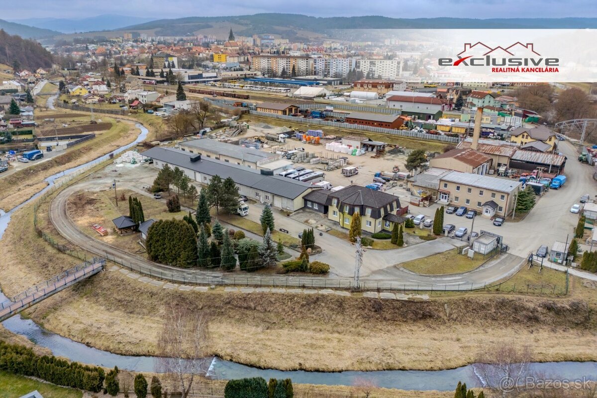 PRIEMYSELNÝ AREÁL,6668 M2 POZEMOK, SKLADY + POLYFUNKČNÁ BUDO - 3