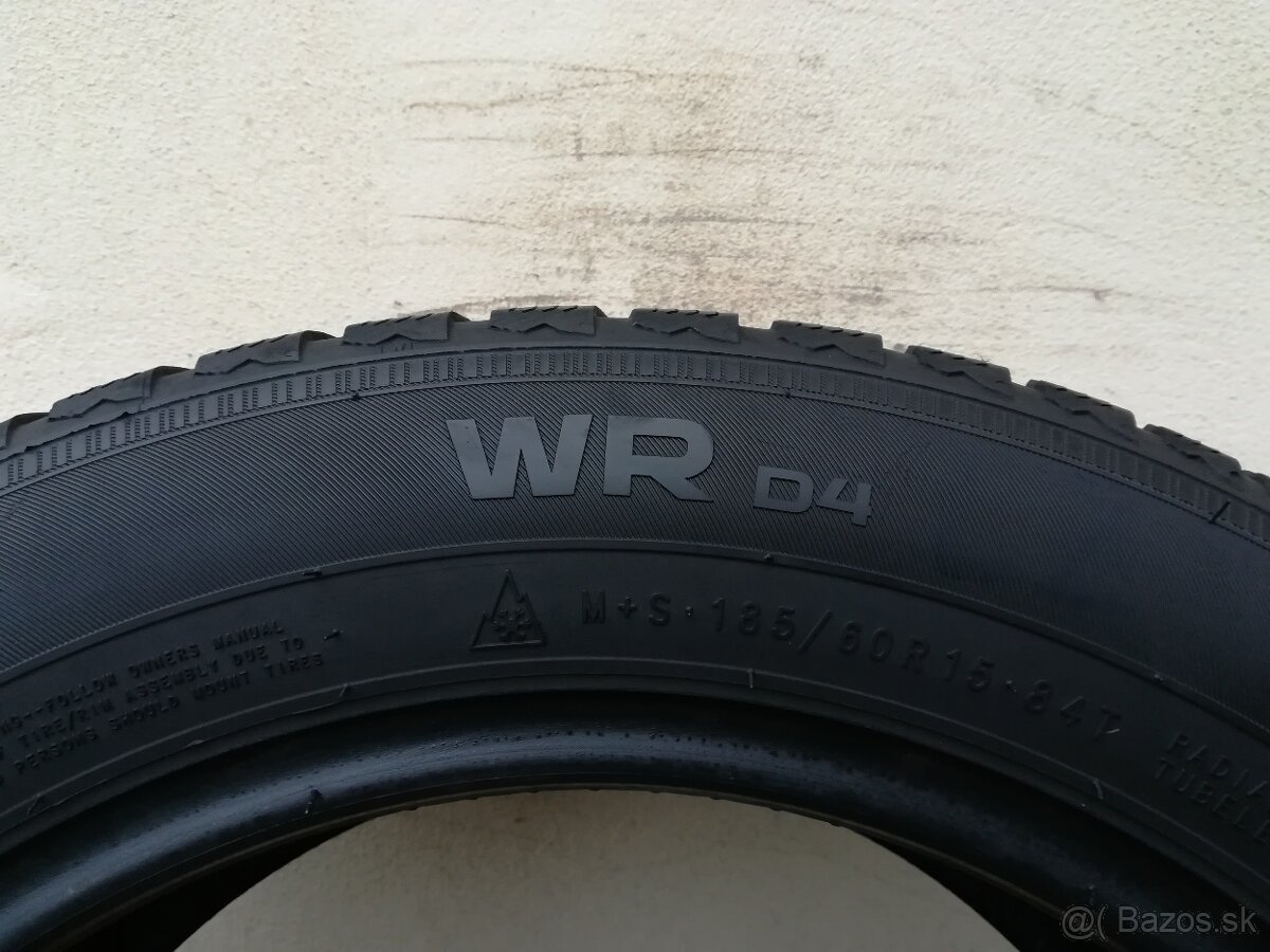 ZIMNÉ PNEUMATIKY 185/60 R15 84T NOKIAN DVA KUSY - 3