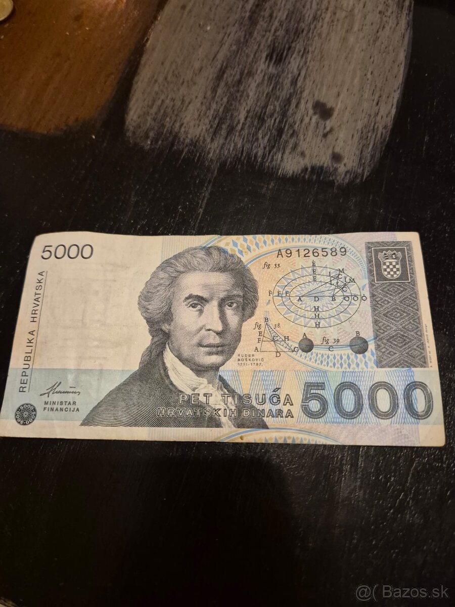 Juhoslovanské a chorvátske bankovky - dinare - 3