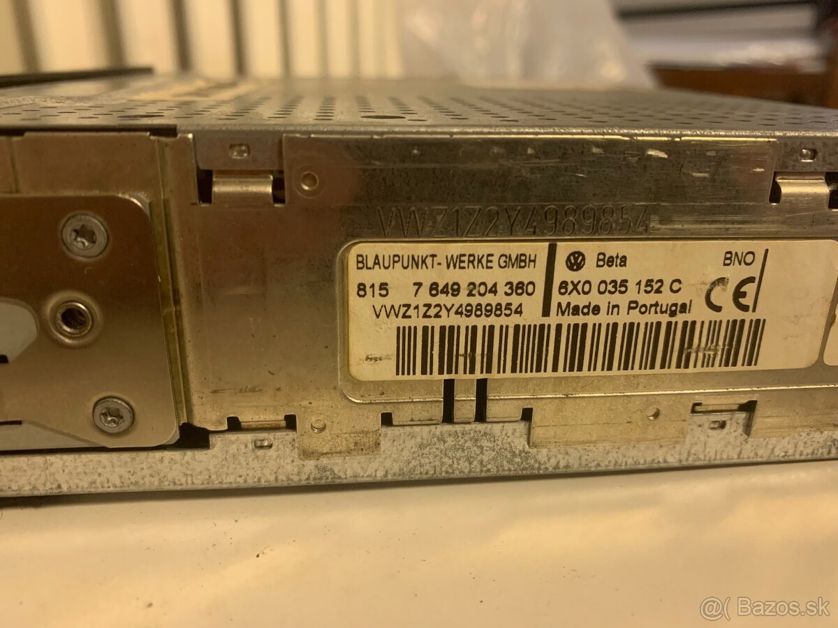 Autorádiá VW Beta/Gamma - 3