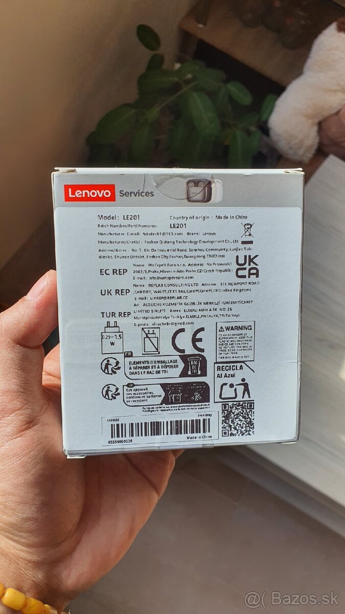 Lenova Bluetooth slúchadlá - 3