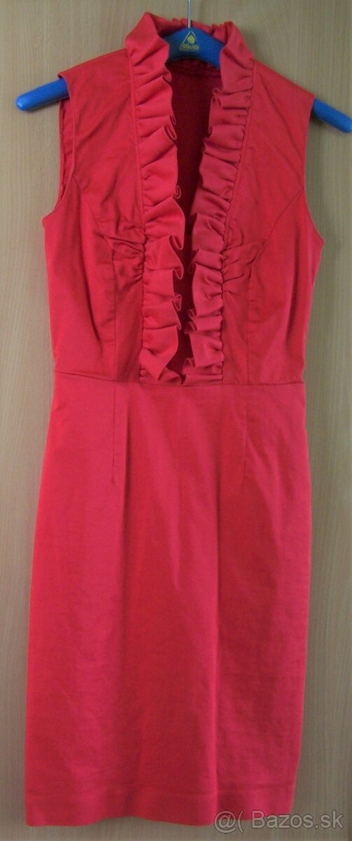 Červene šaty S - 3