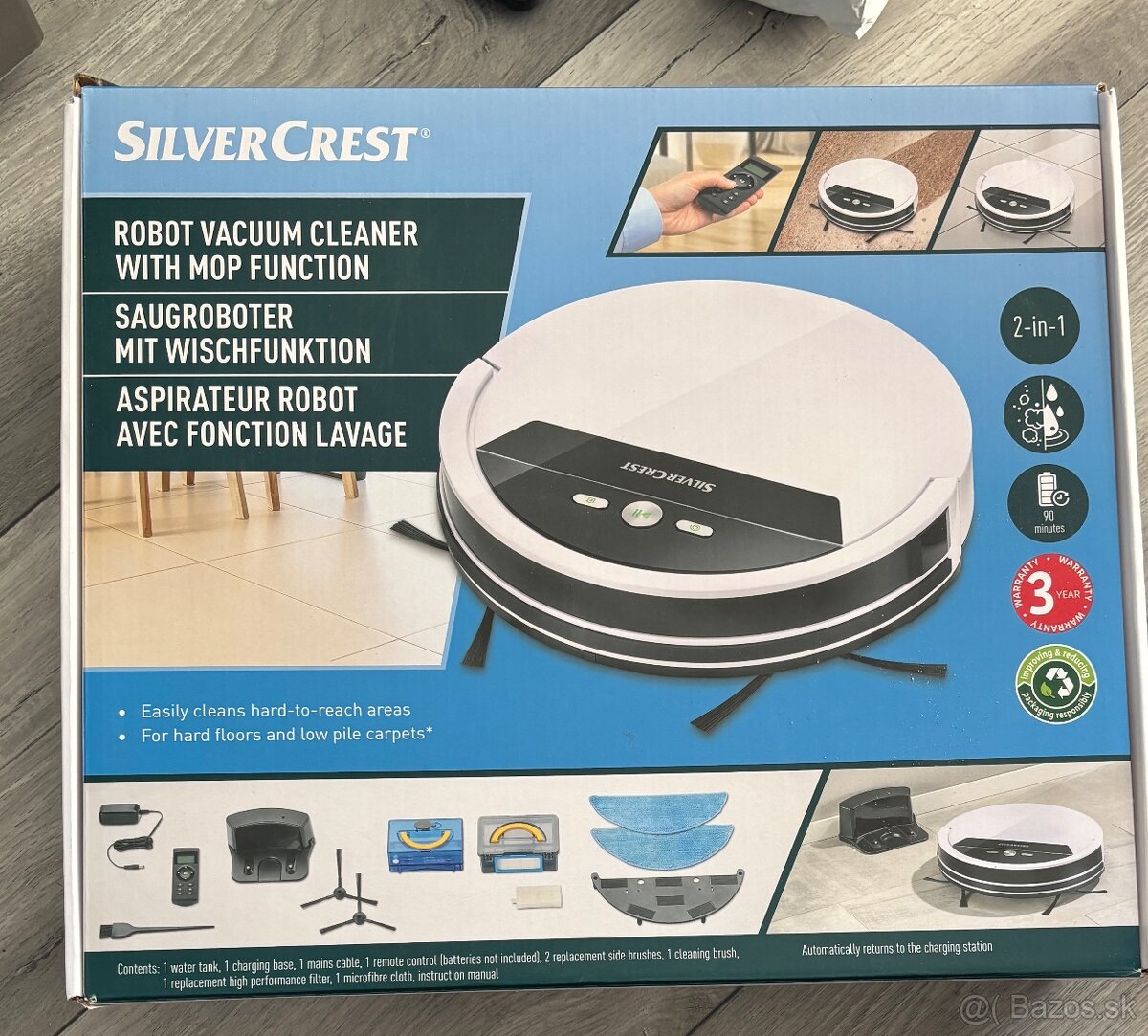 Roboticky vysávač silver crest - 3