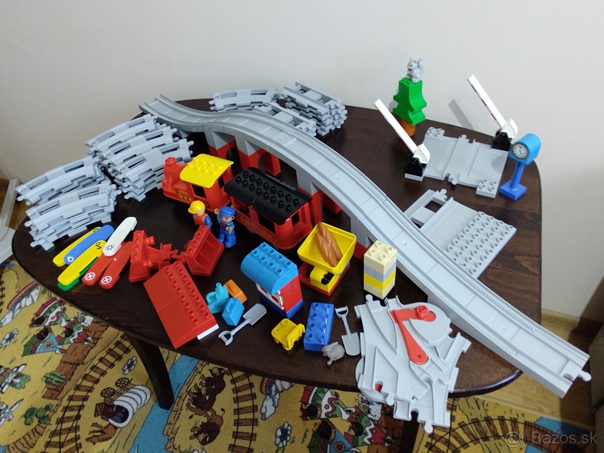 Lego Duplo Parný vlak + príslušenstvo - 3