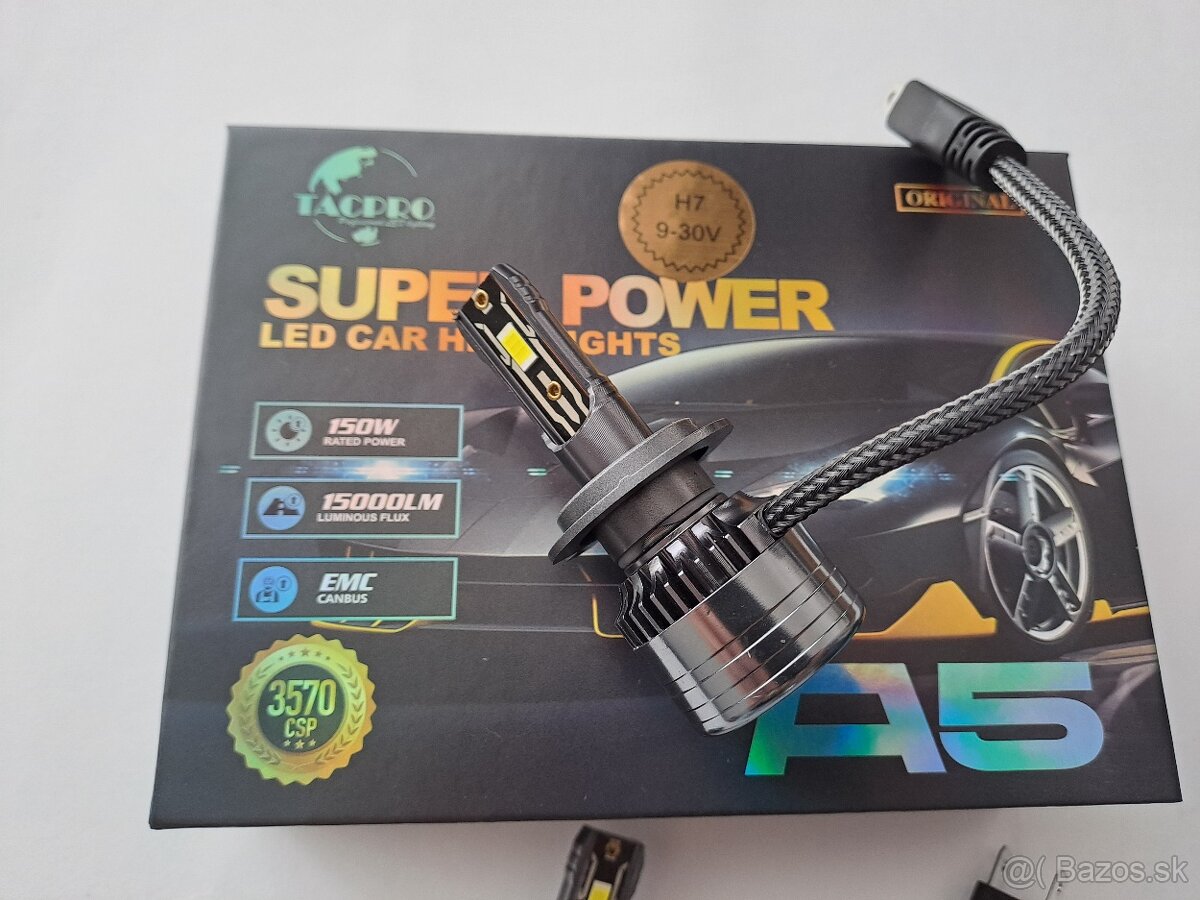 LED žiarovky H7 - CANBUS - 150W - 15000Lm - 3