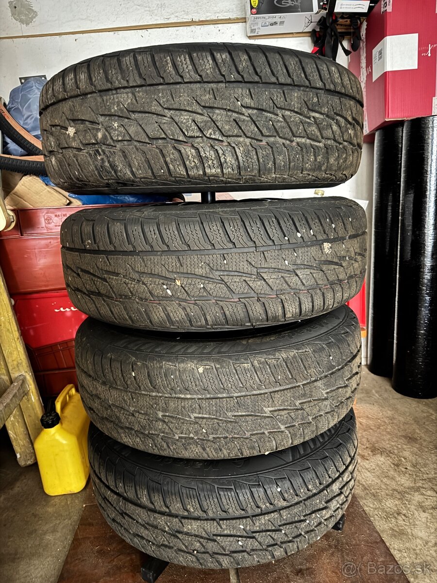 Sada elektróny zn. Borbet+zimnè pneumatiky 215/60 R17 - 3