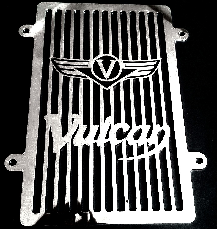 Kryt chladiče na chopper Honda,Yamaha,Suzuki,Kawasaki. - 3