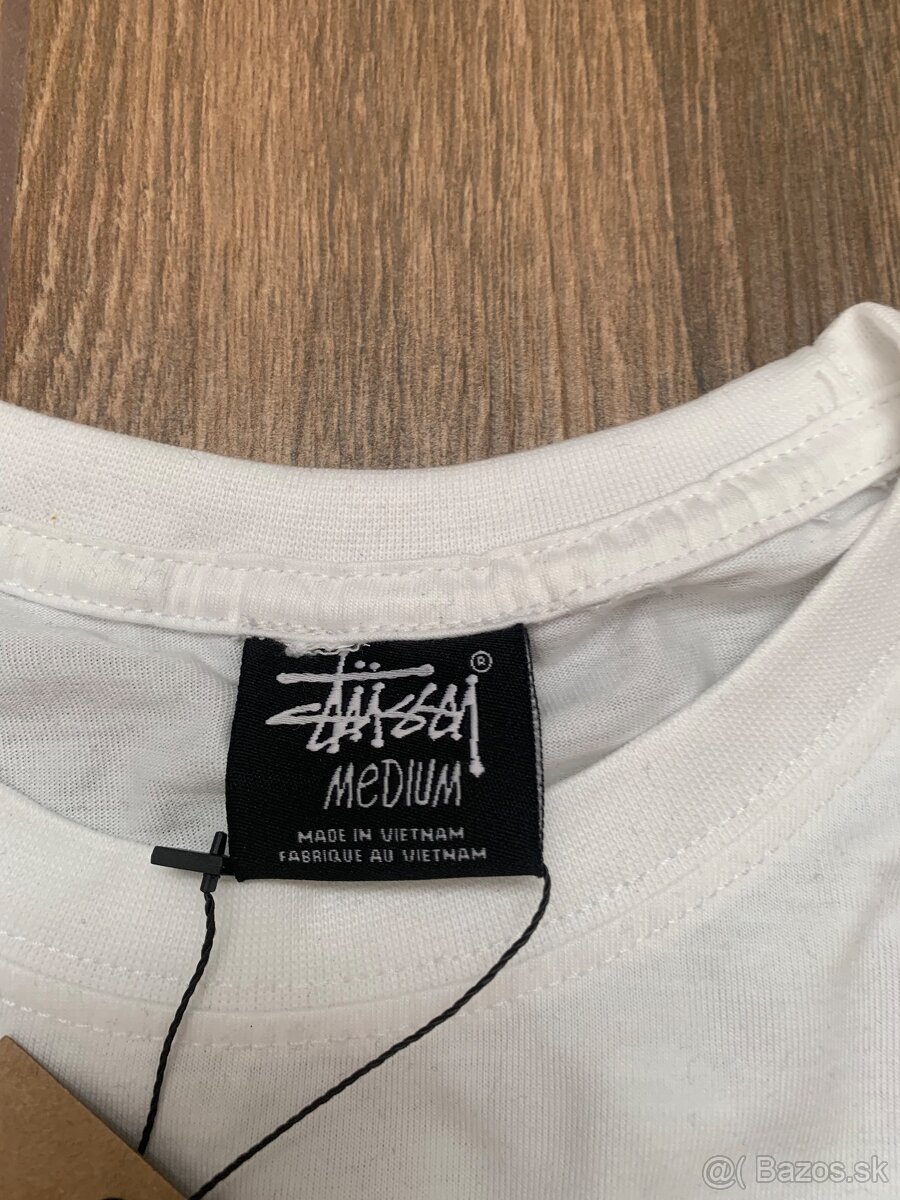 Biele stussy tričko - 3